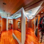 A Large Mirror in a Walk in Closet Space