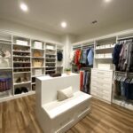 A Fully Organized Walk in Closet Space